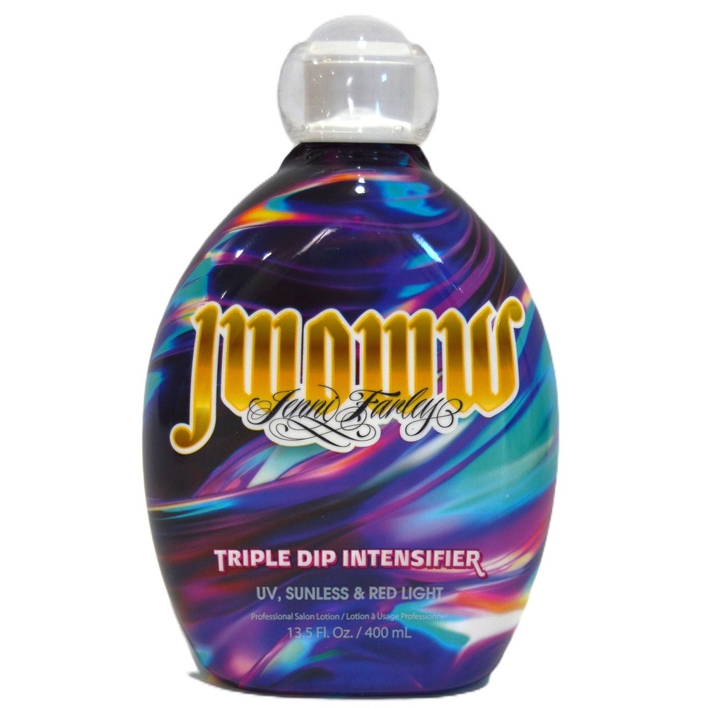 JWoww Triple Dip Intensifier Tanning Lotion UV Sunless Red Light 13.5oz